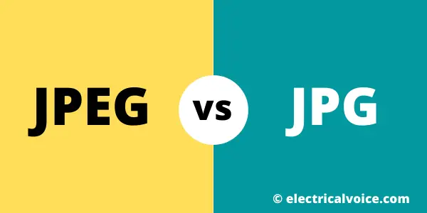 Difference between JPEG and JPG