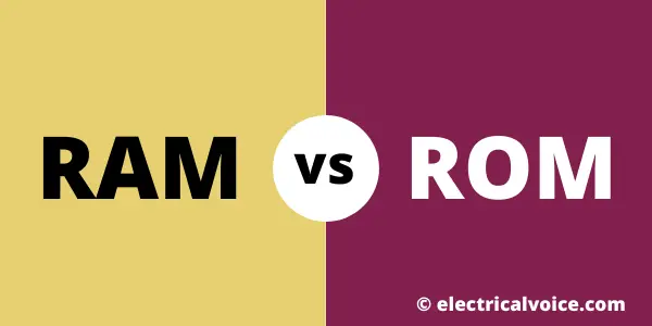 Difference between RAM and ROM